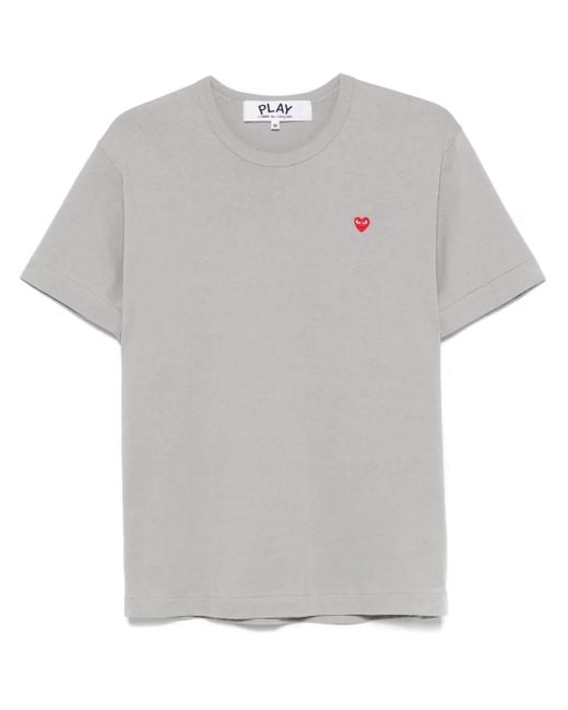 COMME DES GARÇONS PLAY ロゴ Tシャツ Gray