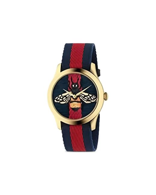 Gucci White G-Timeless 38Mm