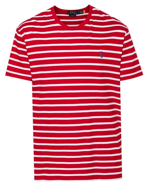 T-shirt à motif Polo Pony Polo Ralph Lauren pour homme en coloris Red