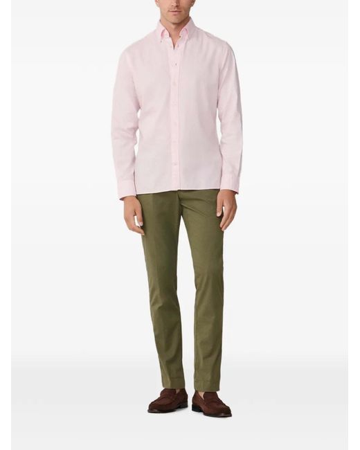 Hackett Pink Button-Down Shirt for men