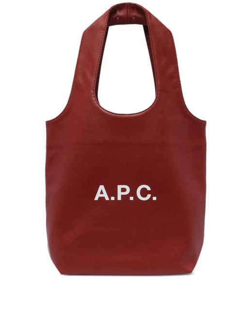 Borsa Tote Ninon Piccola di A.P.C. in Red