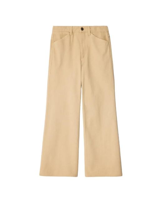 Lemaire Natural Flared Five-Pocket Pants