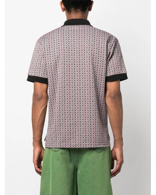 Gcds Poloshirt Met Logopatch in het Red voor heren