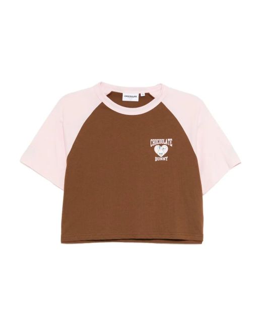 Chocoolate Brown Graphic-Printed T-Shirt