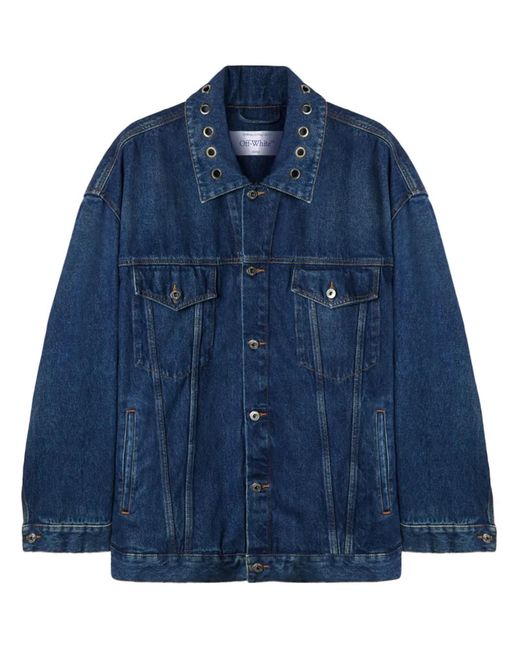 Off-White c/o Virgil Abloh Blue Denim Jacket for men