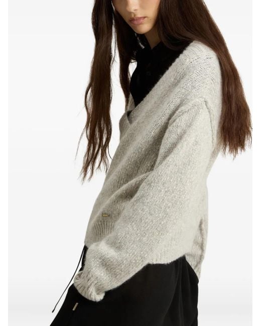 Woolrich Vネック セーター White