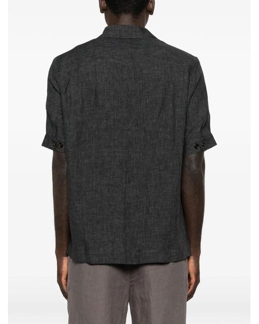 Brunello Cucinelli Black Shirts for men