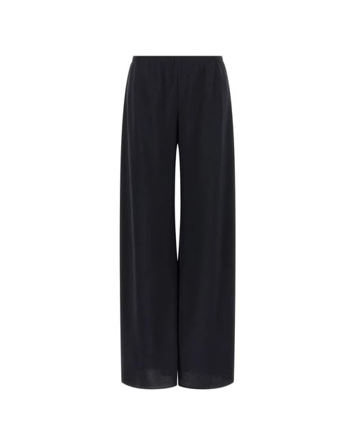 The Row Blue Gala Wide-Leg Trousers