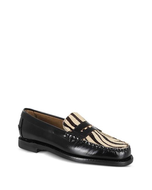 Sebago Black Dan Vamp Wild Loafers