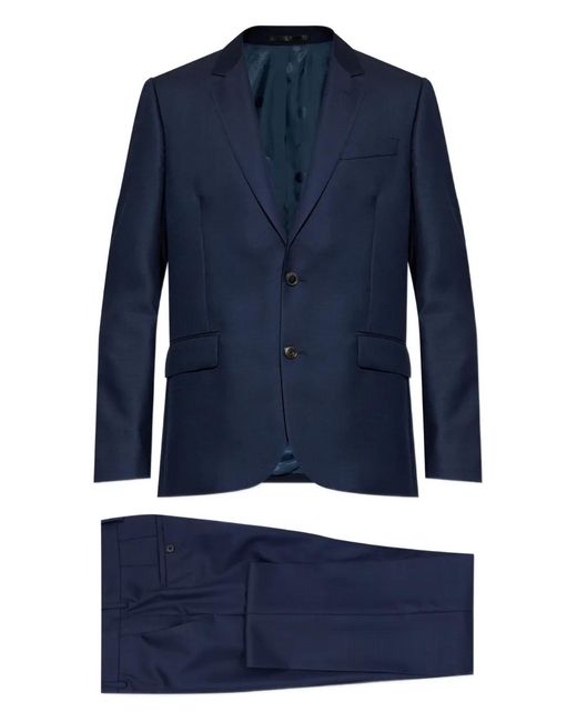 Paul Smith Blue Buttoned Suit for men