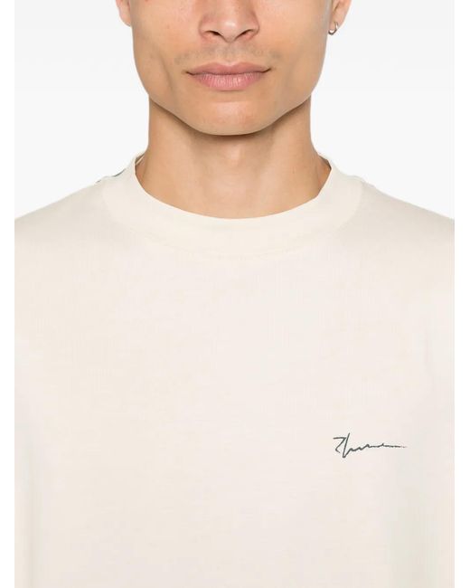 Rhun White Graphic-Print T-Shirt for men