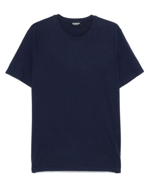 Dondup Blue Cotton T-Shirt for men
