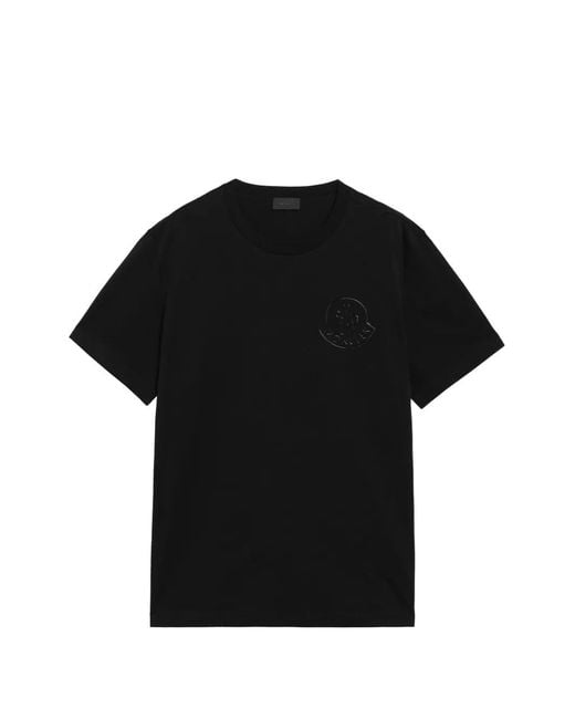 Moncler Black Ss T-Shirt for men