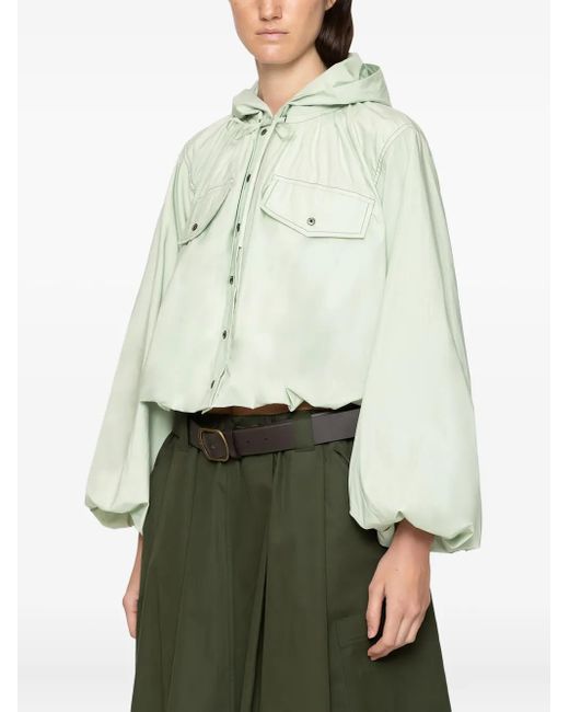 Sea Green Sullivan Hoodie mit Ballonärmeln