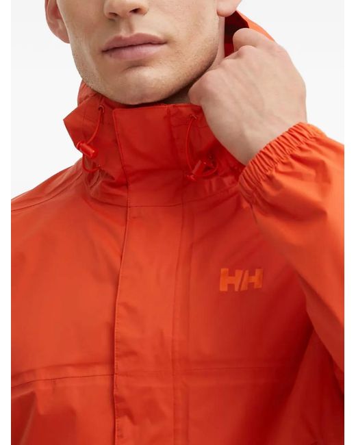 Chaqueta Liviana Con Capucha Helly Hansen de hombre de color Red