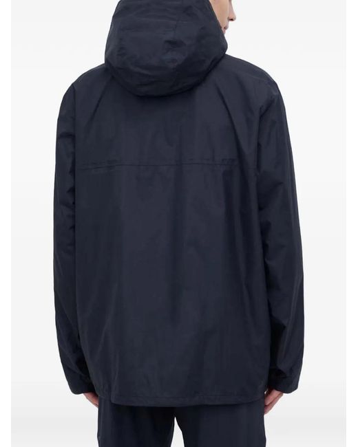 Under Armour Blue Hooded Logo Jacket for men