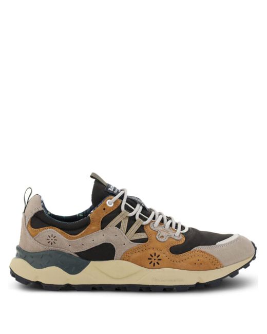Barbour Brown X Flower Mountain Yamano 3 Uni Sneakers for men