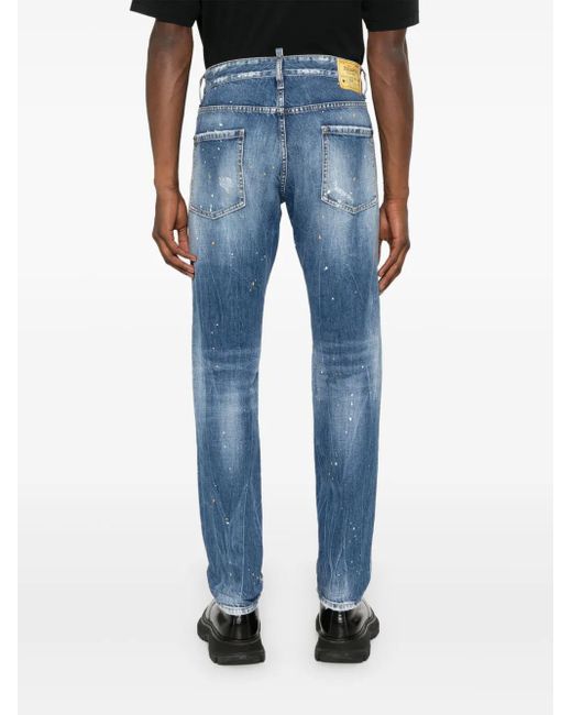 DSquared² Blue Cool Guy Slim-Fit Jeans for men