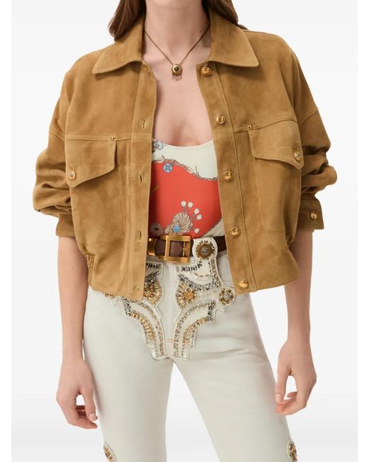 Versace Natural Suede Blouson