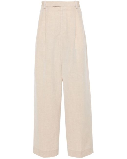 Jacquemus White Titolo Tapered Trousers for men
