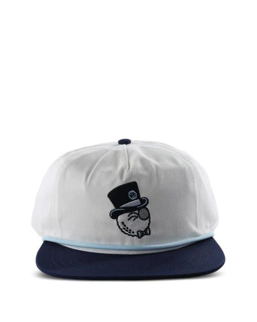 Malbon Golf Blue X Bettinardi Gangster Buckets Snapback Embroidered Cap for men