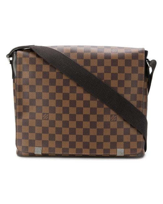 Damier messenger bag di Louis Vuitton in Brown da Uomo