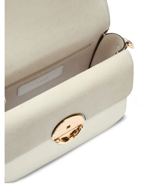 Furla White Small Sfera Top-Handle Cross-Body Bag