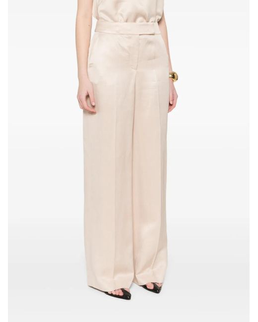 Peserico Natural Straight Trousers