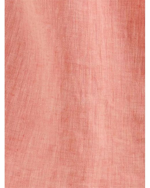 Eres Pink Exact Linen Shirt