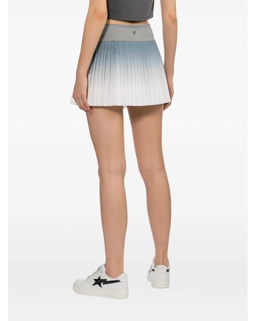 AAPE BY A BATHING AP Blue Pleated Ombre Skirt