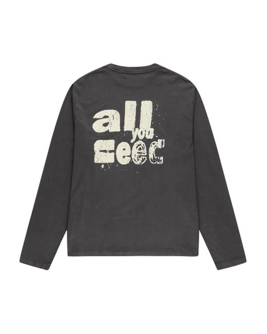 CEEC T-Shirt Im Distressed-Look in Gray für Herren