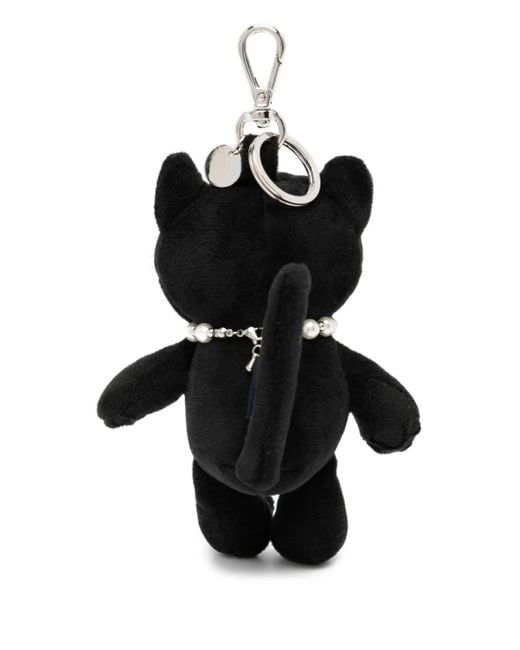 Juun.J Black Cat-Shape Keyring