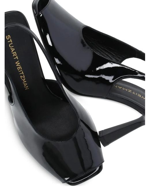 Stuart Weitzman Metallic Val Slingback Pumps