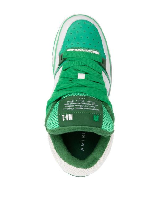Zapatillas MA-1 con paneles Amiri de hombre de color Green