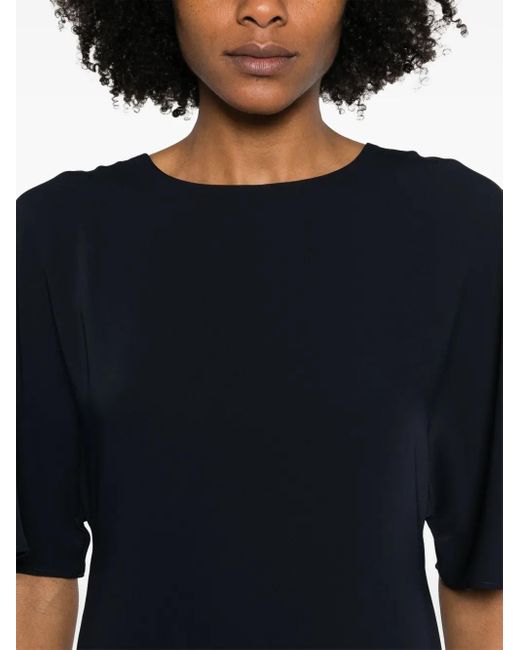 P.A.R.O.S.H. Blue Cady Mini Dress