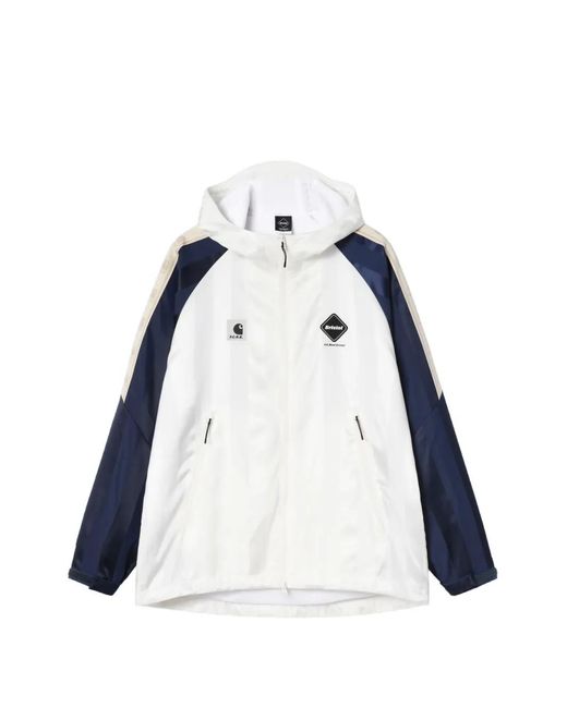 Carhartt Blue X F.C.Real Bristol Zip-Up Hooded Jacket