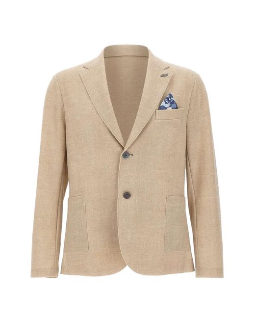 Blazer Picky Con Botones Bob de hombre de color Natural