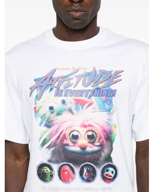 メンズ Martine Rose Graphic-print Cotton T-shirt White