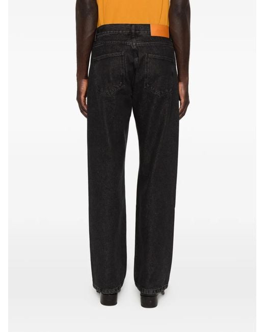 Second/Layer Big Papi Straight Jeans in het Black voor heren