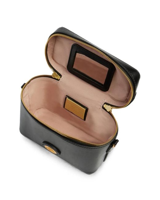 The Bridge Black Leather Mini Bag