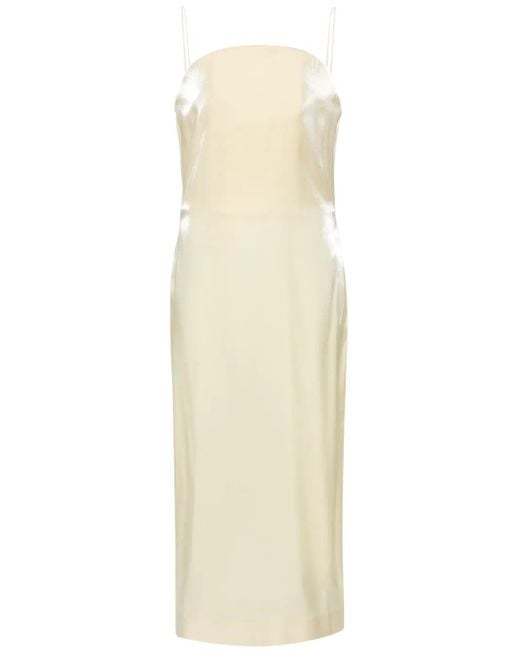 Jacquemus White La Robe Carino Midi Dress