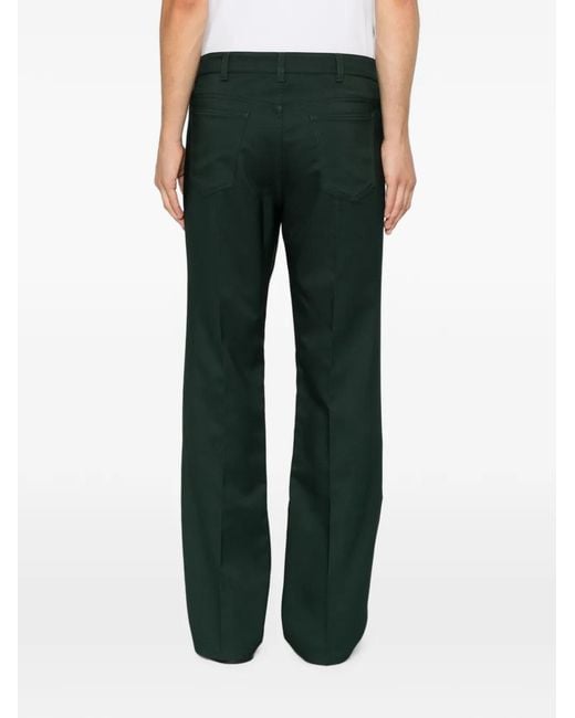 Marni Green Straight-Leg Trousers for men