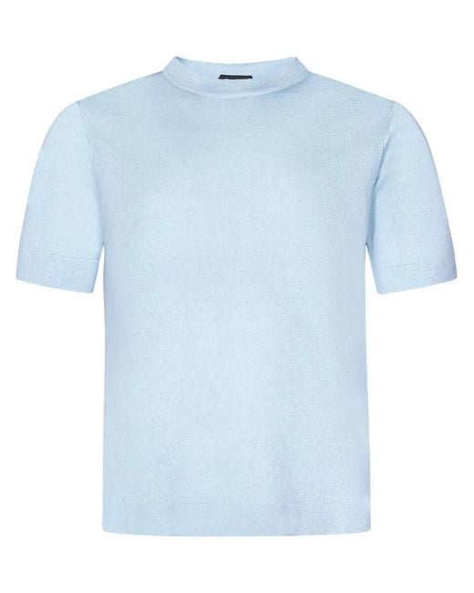 Franzese Collection Blue Stefano De Martino T-Shirt for men