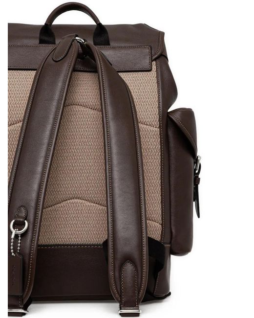 COACH Gray Hitch Backpack for men