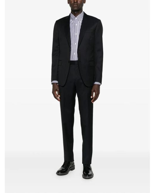 Zegna Black Button Suit for men