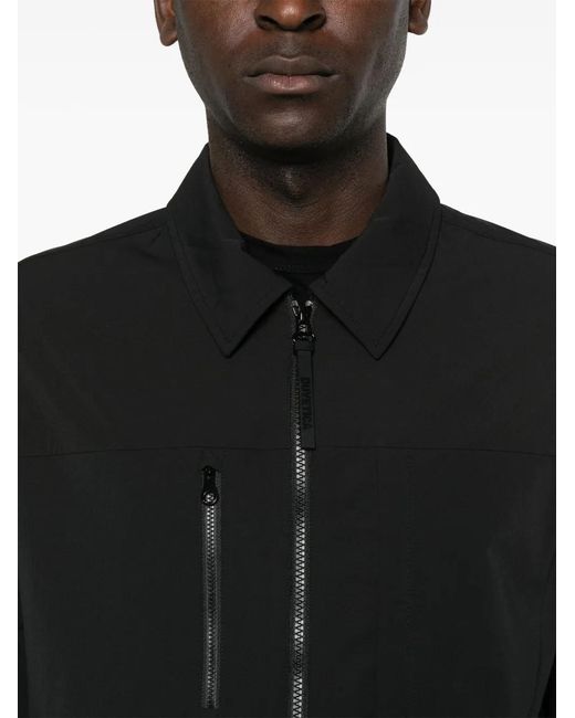 Duvetica Black Godin Z Shirt Jacket for men