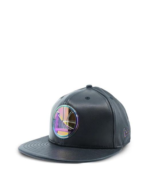 KTZ Blue 59Fifty Leather Hat for men