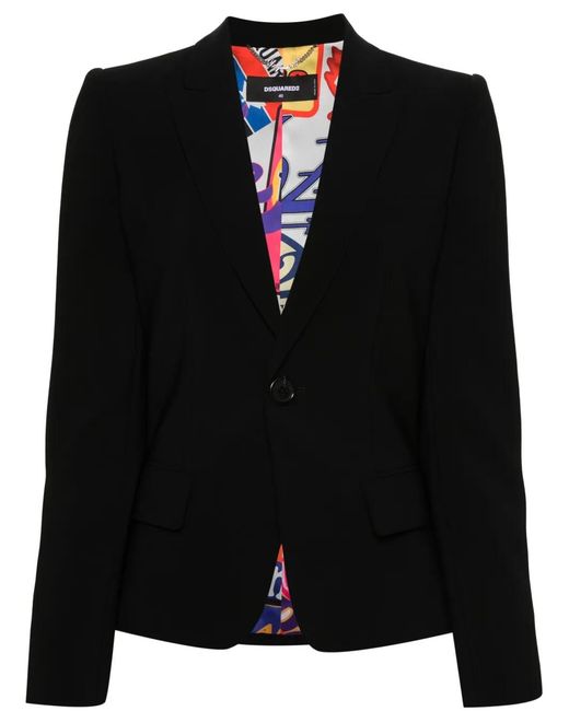 Blazer 24/7 Con Botones DSquared² de color Black