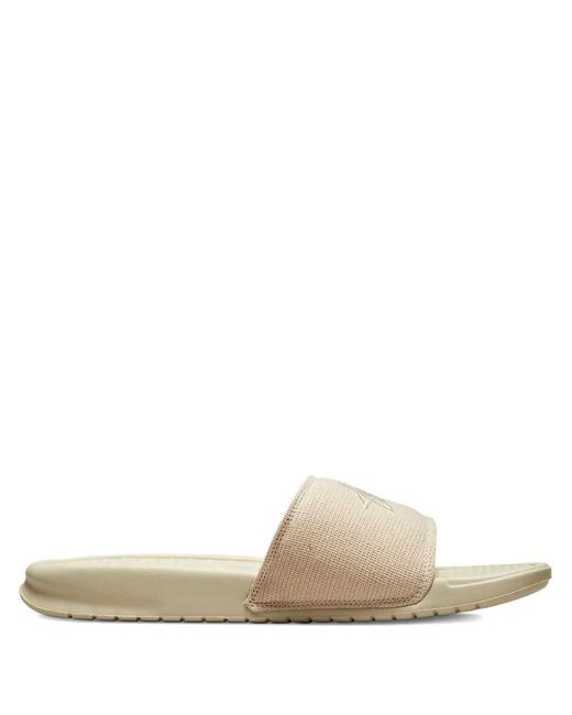 Nike White X Stussy Benassi Slides