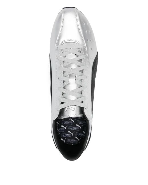 PUMA White 'Sprint' Colored Sneaker With Logo Print On The Side